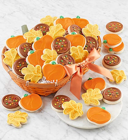 Pumpkin Gift Basket - 36 Cutouts